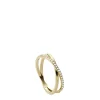 Fossil Bijoux bague femme All Stacked Up - JF03752710 Acier Doré | Femme Bague