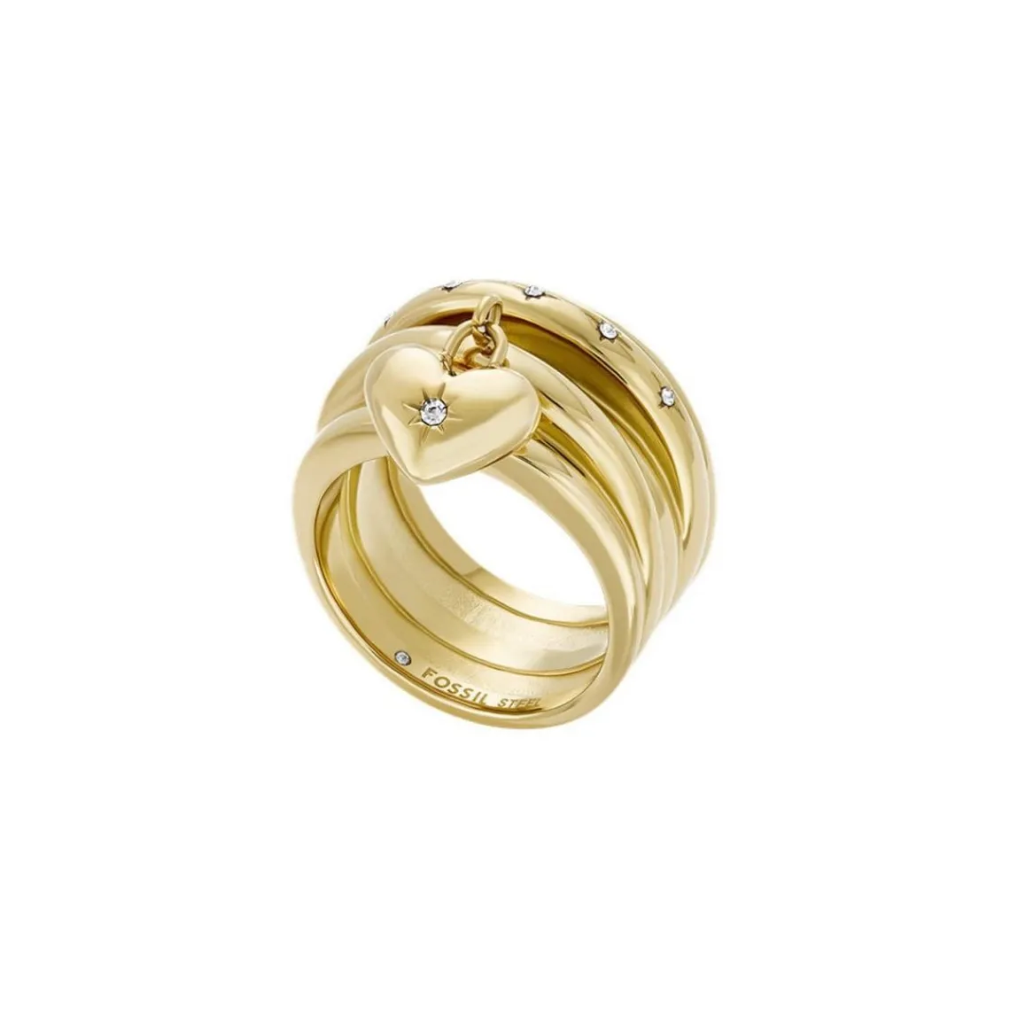 Fossil Bijoux Bague femme Love Sadie - JF04834710 Acier inoxydable | Femme Bague
