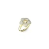 Guess Bijoux Bague femme Shining Winter - JUBR04467JWYG Acier Doré | Femme Bague