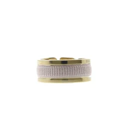Les Interchangeables Bague femme - A48334 Bague Ruban 4mm | Femme Bague