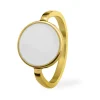 Pierre Lannier Bijoux Bague femme Symphony - BJ04A321 Acier Doré | Femme Bague