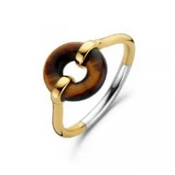 Ti Sento Bague femme PM 12236TE en Argent Doré | Femme Bague