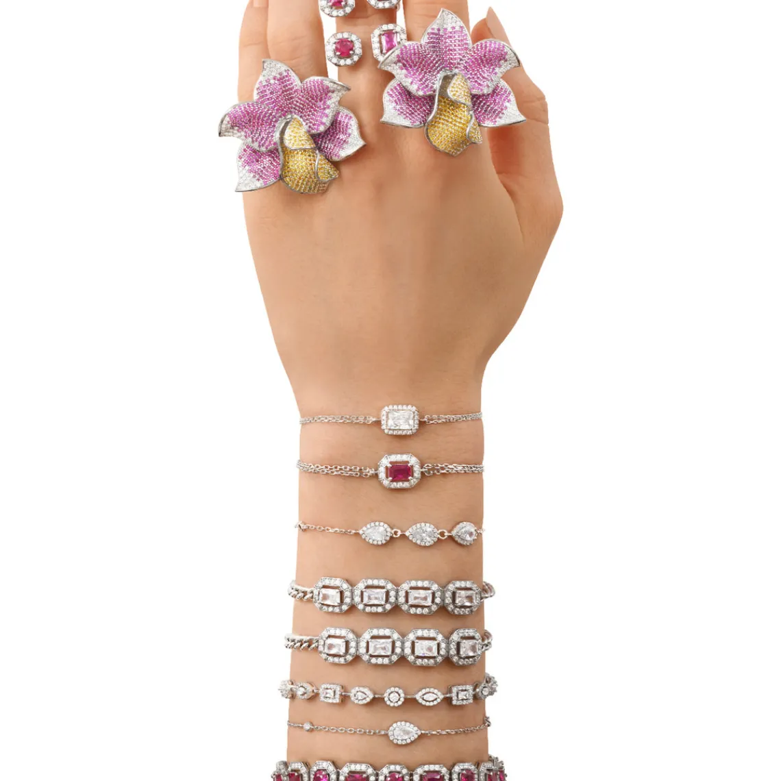 RKG Bijoux Bague femme Romy - VINR02RHO Argent | Femme Bague