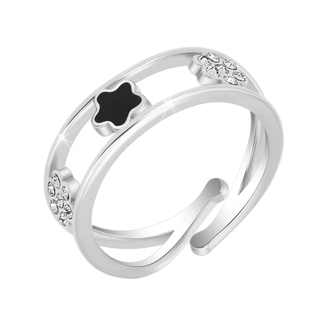 So Charm Bijoux Bague Femme So Charm - B4066-ARGENT - Bague Femme Argentée | Femme Bague