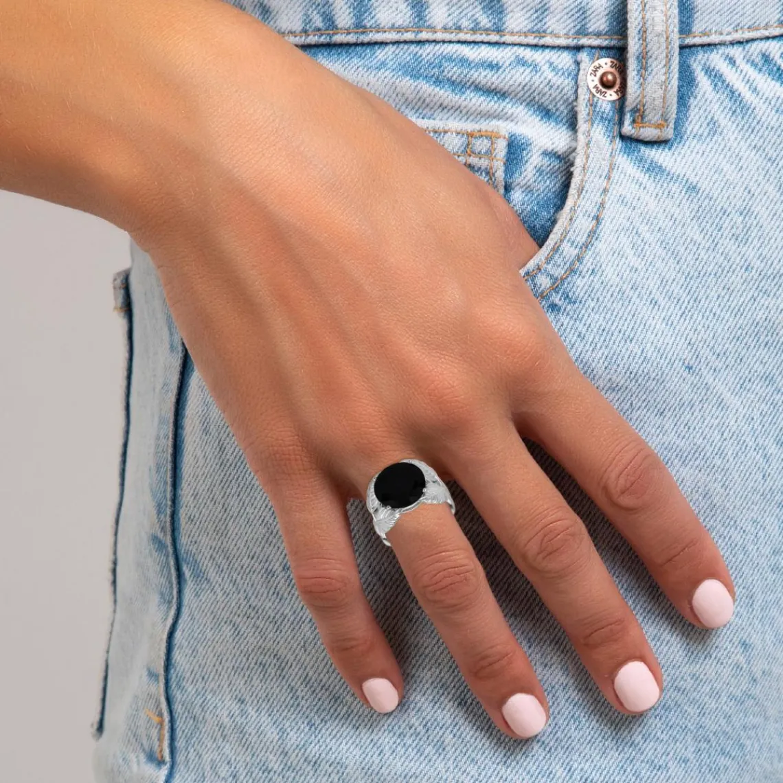 So Charm Bijoux Bague Femme So Charm - B3334-ARGENT-NOIR - Bague Femme Argentée | Femme Bague