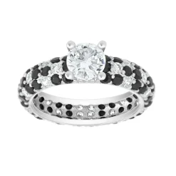 So Charm Bijoux Bague Femme So Charm - B2702-BLANC-8-56 Métal Argent | Femme Bague