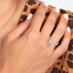 So Charm Bijoux Bague Femme So Charm - BD2285-ARGENT-7-54-DIAMANT - Bague Femme Argentée | Femme Bague