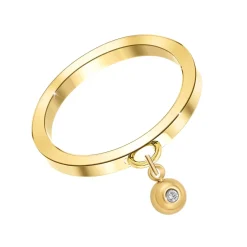 So Charm Bijoux Bague Femme So Charm - BD2285-DORE-7-54-DIAMANT - Bague Femme Dorée | Femme Bague