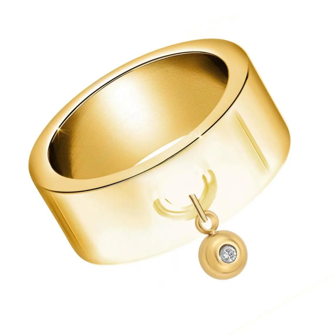 So Charm Bijoux Bague Femme So Charm - BD1839-DORE-DIAMANT - Bague Femme Dorée | Femme Bague