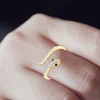 So Charm Bijoux Bague Femme So Charm - B2366-DORE-7-54 Acier Doré | Femme Bague