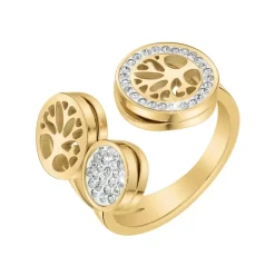 So Charm Bijoux Bague Femme So Charm - B4022-DORE - Bague Femme Dorée | Femme Bague