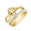 So Charm Bijoux Bague Femme So Charm - B2670-DORE-T7-54 - Bague Femme Dorée | Femme Bague