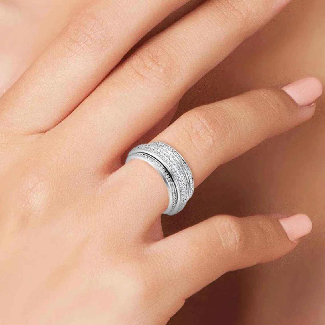 So Charm Bijoux Bague Femme So Charm - B1880-T18-57 Acier Argent | Femme Bague