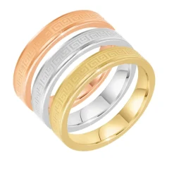 So Charm Bijoux Bague Femme So Charm - B3392-TRIO-8-56 - Bague Mode Femme | Femme Bague