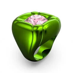 Swarovski Bijoux Bague Femme Swarovski - 5610804 Aluminium Vert | Femme Bague
