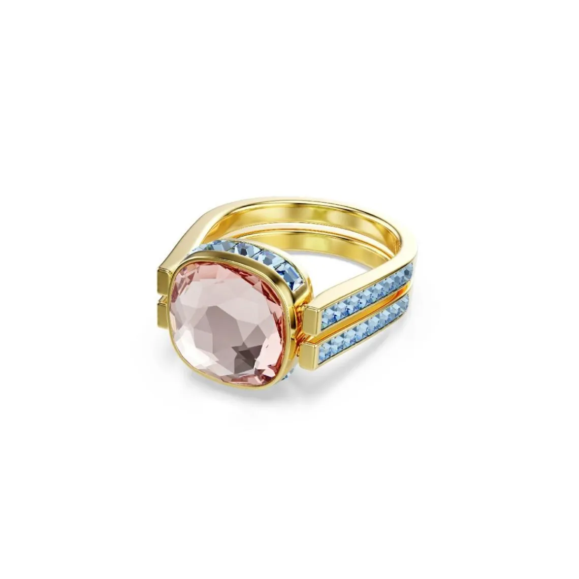 Swarovski Bijoux Bague Femme Swarovski Chroma - 570630 Plaqué Or Multicolore | Femme Bague
