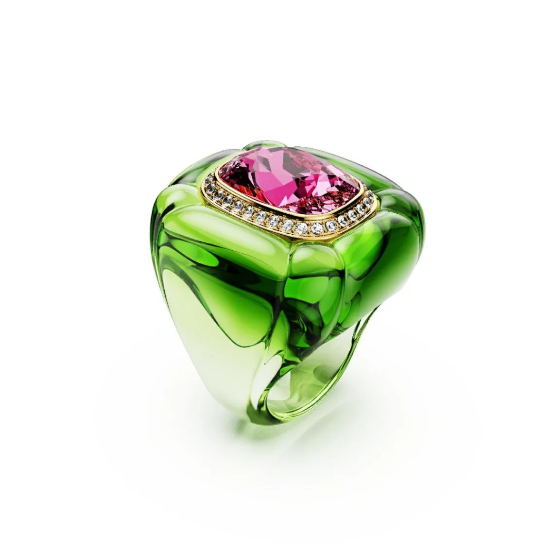 Swarovski Bijoux Bague Femme Swarovski Dulcis - 570996 Métal Rhodié Bleu | Femme Bague