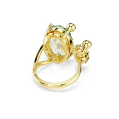 Swarovski Bijoux Bague Femme Swarovski Gema - 572168 Plaqué Or Multicolore | Femme Bague