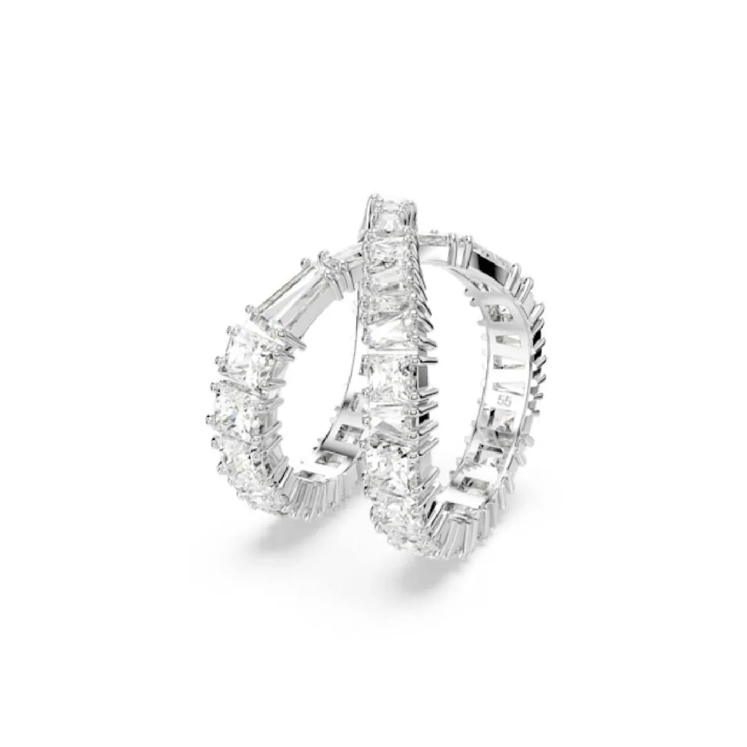 Swarovski Bijoux bague femme Swarovski Hyperbola - 5677631 blanc,argent | Femme Bague
