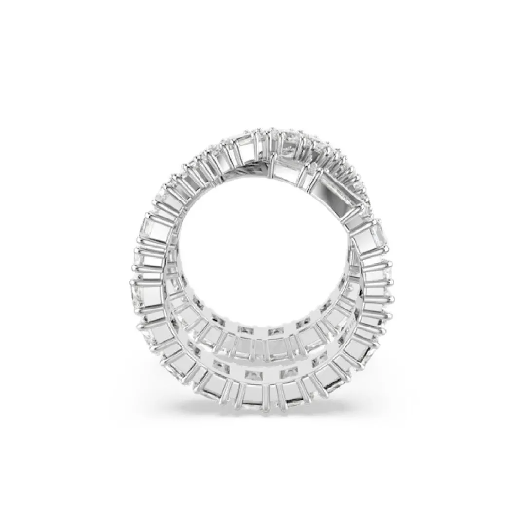 Swarovski Bijoux bague femme Swarovski Hyperbola - 5677631 blanc,argent | Femme Bague