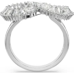 Swarovski Bijoux Bague femme Swarovski Hyperbola Mini - 567969 blanc,argent | Femme Bague