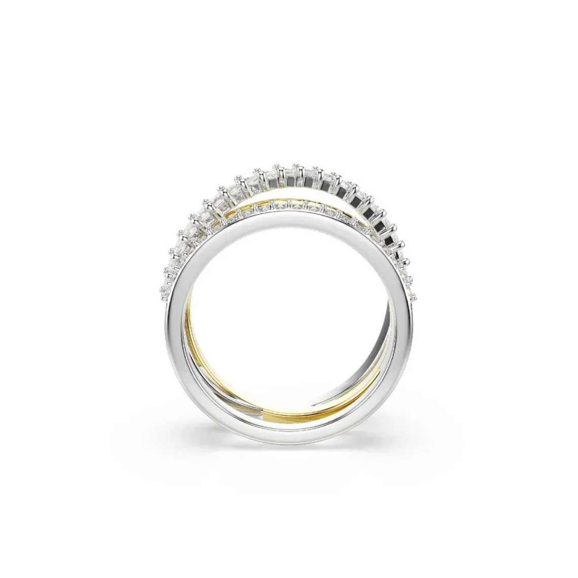 Swarovski Bijoux Bague Femme Swarovski Hyperbola - 571416 Métal Argent | Femme Bague