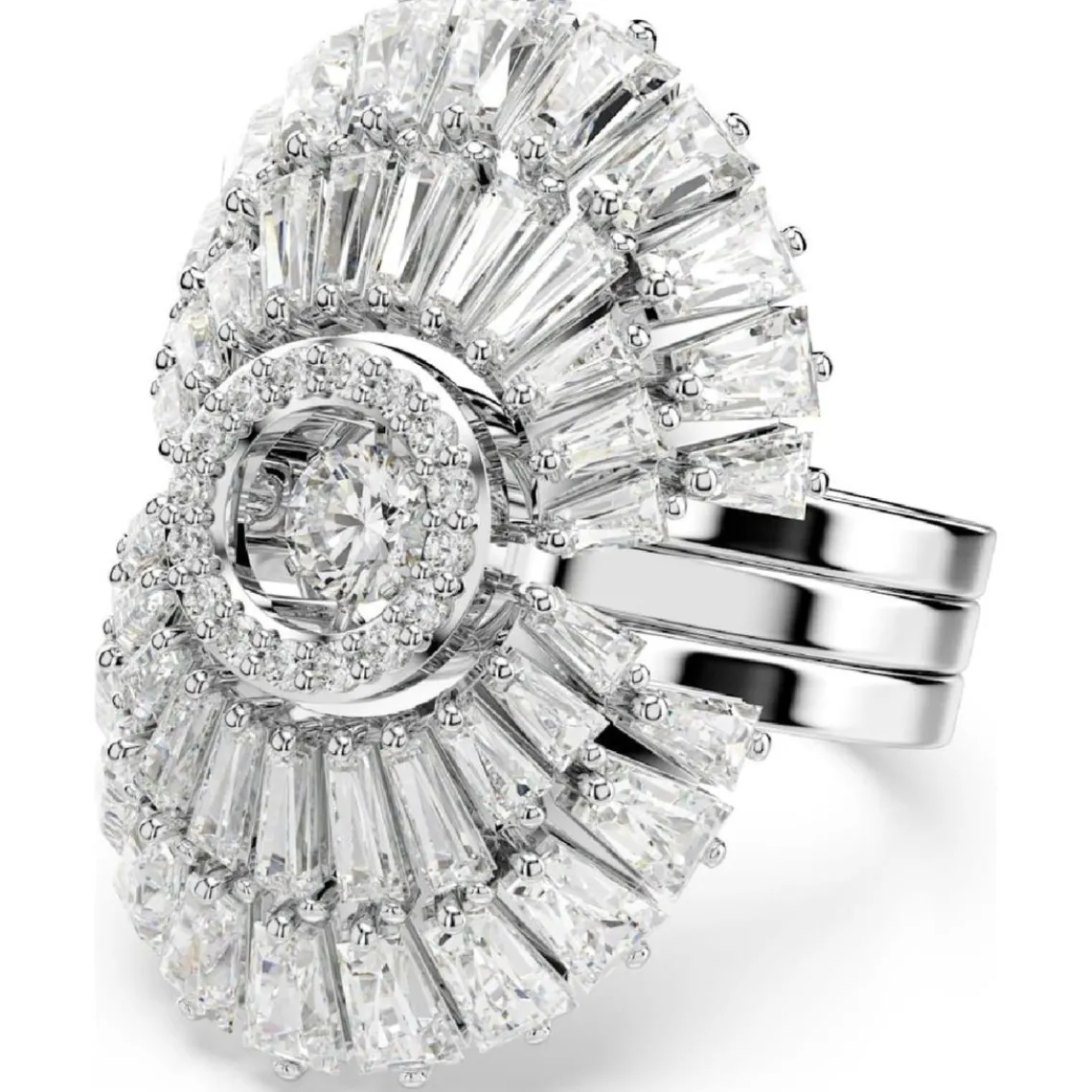 Swarovski Bijoux Bague femme Swarovski Idyllia E (#3) - 568029 argent | Femme Bague