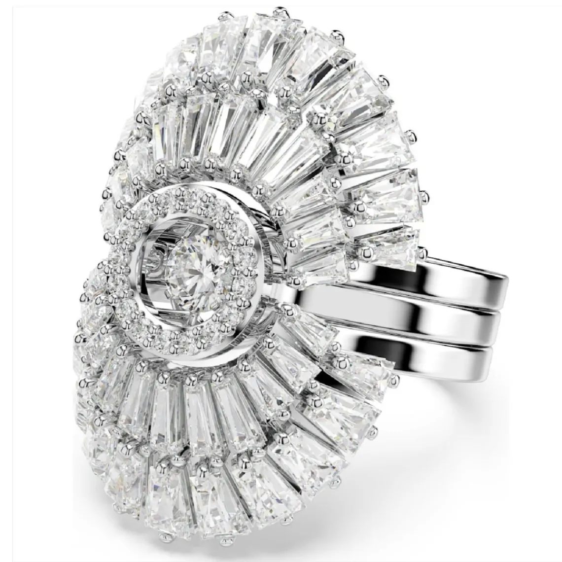 Swarovski Bijoux Bague femme Swarovski Idyllia E (#3) - 568029 argent | Femme Bague