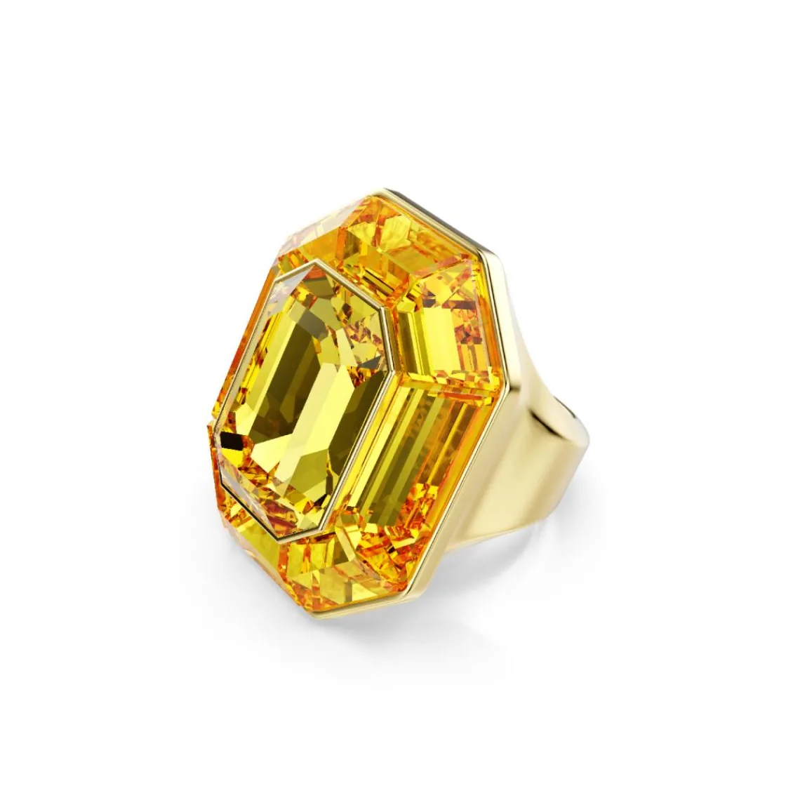 Swarovski Bijoux Bague Femme Swarovski Lucent - 572160 Plaqué Or Jaune | Femme Bague
