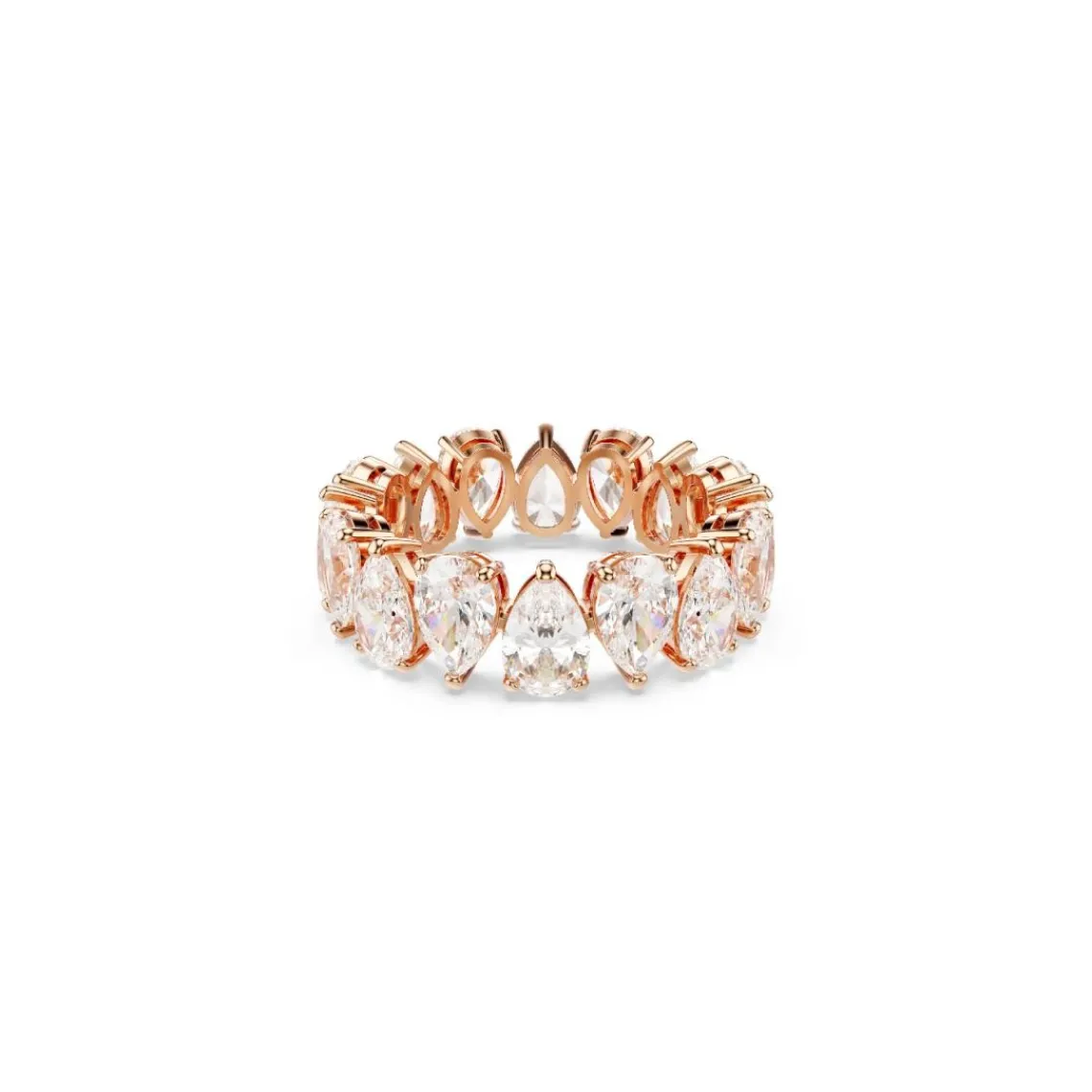 Swarovski Bijoux Bague Femme Swarovski Matrix - 569009 Plaqué Or Rose Argent | Femme Bague