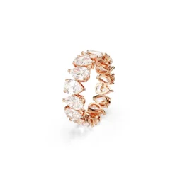 Swarovski Bijoux Bague Femme Swarovski Matrix - 569009 Plaqué Or Rose Argent | Femme Bague