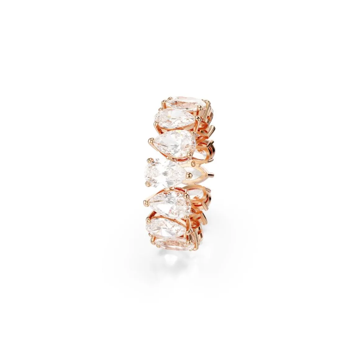 Swarovski Bijoux Bague Femme Swarovski Matrix - 569009 Plaqué Or Rose Argent | Femme Bague