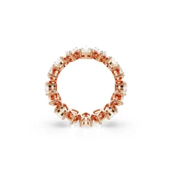 Swarovski Bijoux Bague Femme Swarovski Matrix - 569009 Plaqué Or Rose Argent | Femme Bague