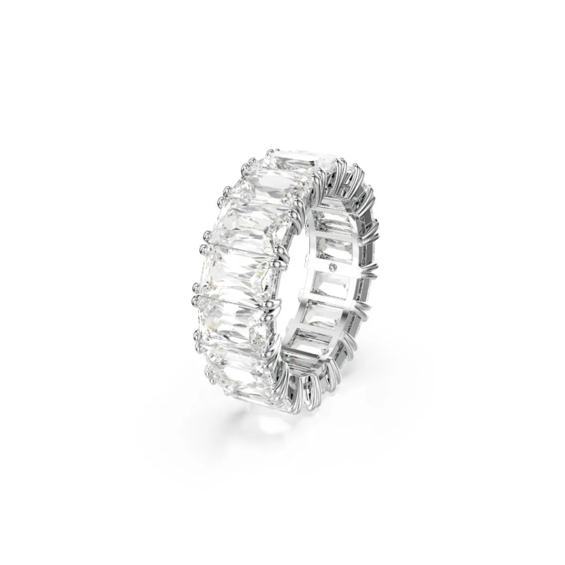 Swarovski Bijoux Bague Femme Swarovski Matrix - 570927 Métal Rhodié Argent | Femme Bague