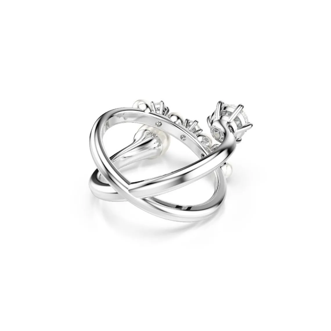 Swarovski Bijoux Bague Femme Swarovski Matrix - 571437 Métal Rhodié Argent | Femme Bague