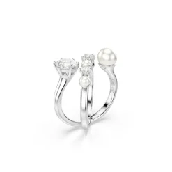 Swarovski Bijoux Bague Femme Swarovski Matrix - 571437 Métal Rhodié Argent | Femme Bague
