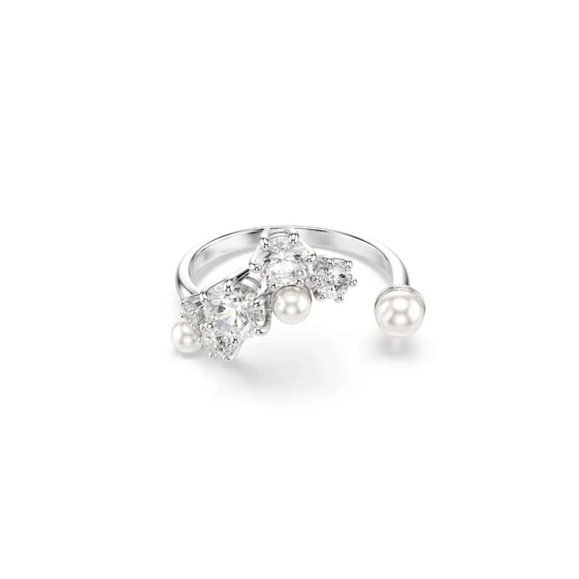 Swarovski Bijoux Bague Femme Swarovski Mesmera - 570559 Métal Rhodié Argent | Femme Bague