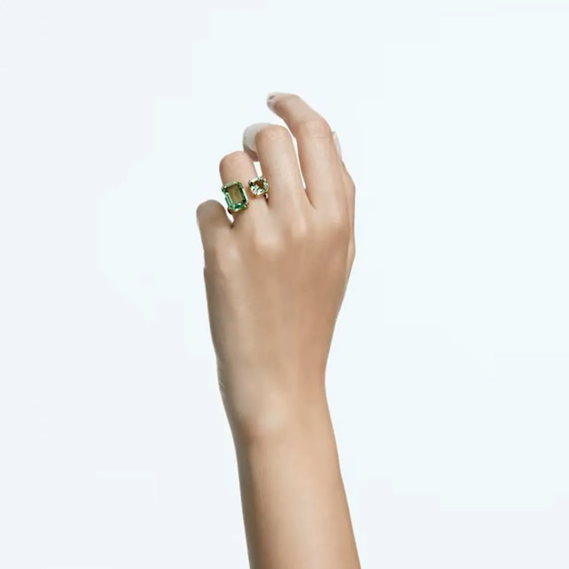 Swarovski Bijoux Bague Femme Swarovski - 5619628 Métal doré Vert | Femme Bague