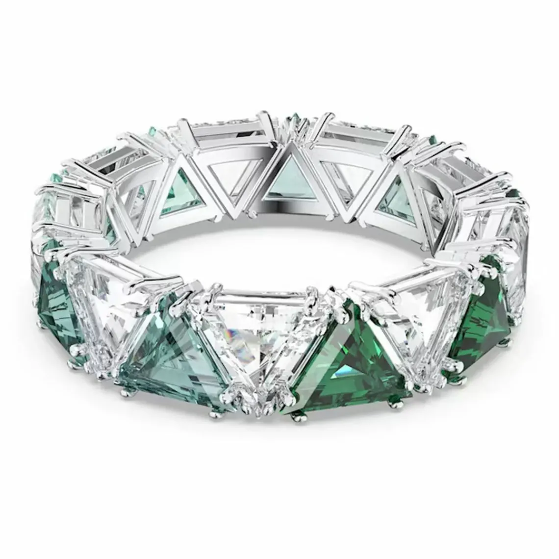 Swarovski Bijoux Bague Femme Swarovski - 5610734 Métal rhodié Vert | Femme Bague