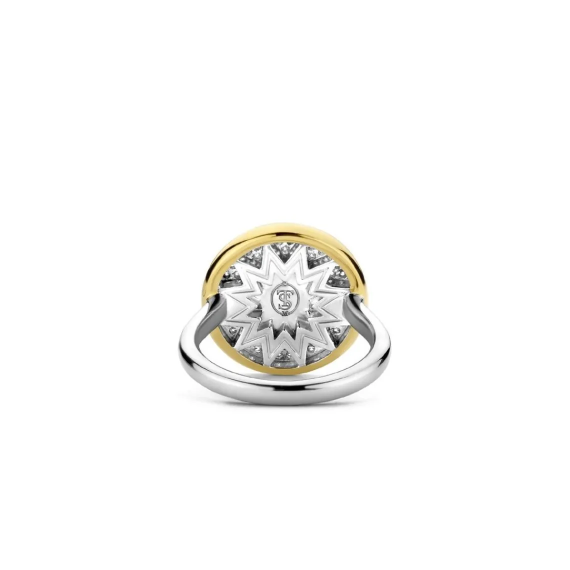 Ti Sento Bague femme 12215ZY – Argent 925/1000 plaqué or | Femme Bague