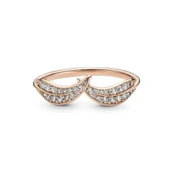 Pandora Bague Feuilles Scintillantes Moments | Femme Bague