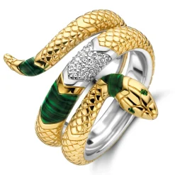 Ti Sento Bague fille Bijoux 12203EM-54 - Malachite lights | Femme Bague