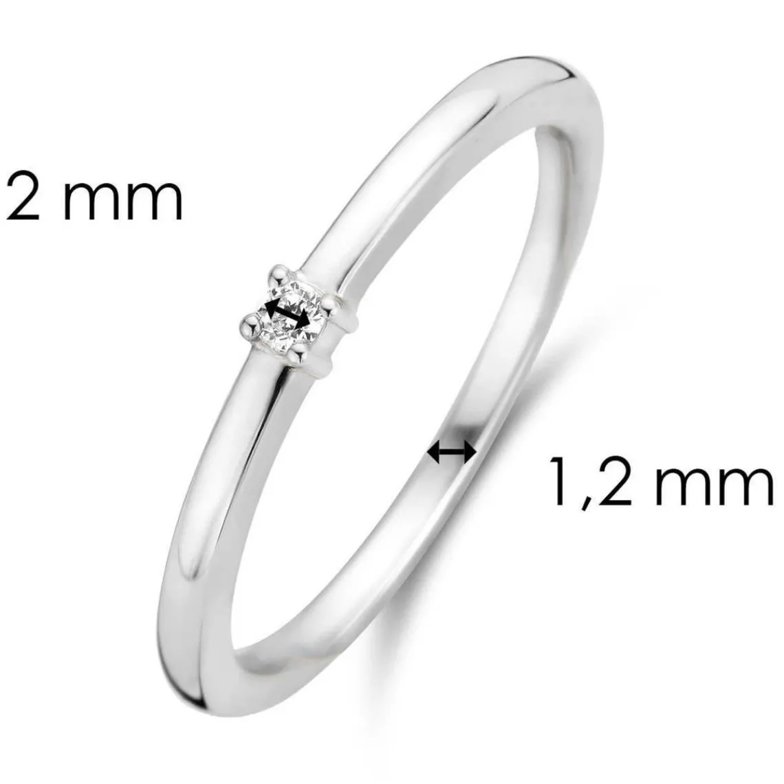 Ti Sento Bague fille Bijoux 12210ZI-54 - Wonders of past and future | Femme Bague