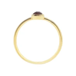 Sloya Bague Gemia En Pierre Grenat Plaqué Or | Femme Bague