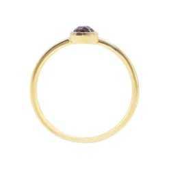 Sloya Bague Gemia En Pierre Lapis-Lazuli Plaqué Or | Femme Bague