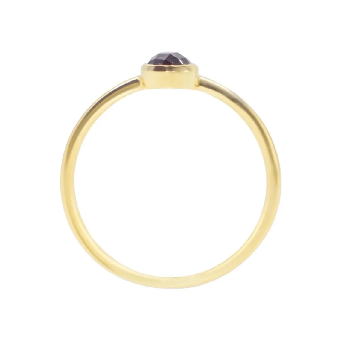 Sloya Bague Gemia En Pierre Lapis-Lazuli Plaqué Or | Femme Bague