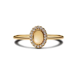 Pandora Bague Halo Ovale Gravable | Femme Bague