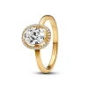 Pandora Bague Halo Ovale Scintillant | Femme Bague