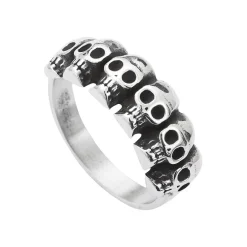 G-Force Bijoux Bague homme BGFBA0005-58 - Acier Noir | Homme Bague