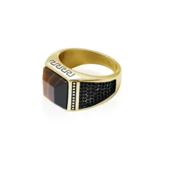 Rochet Bague Homme HA152 Rock - Doré | Homme Bague